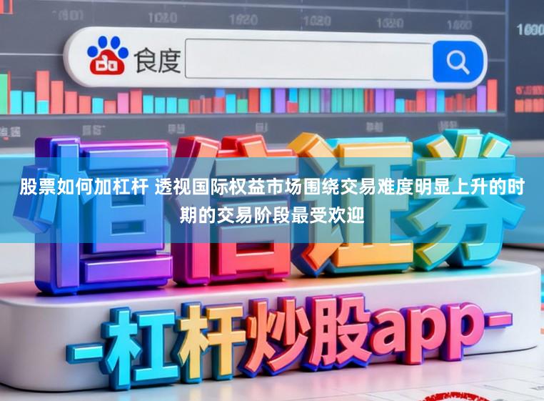 股票如何加杠杆 透视国际权益市场围绕交易难度明显上升的时期的交易阶段最受欢迎