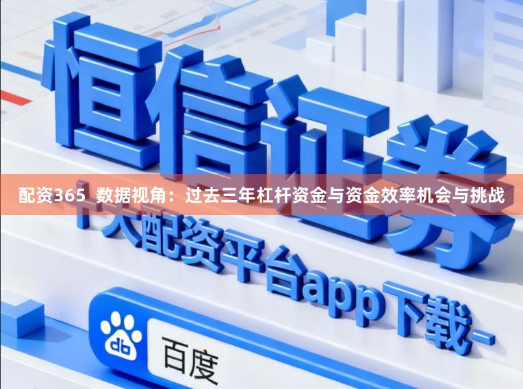 配资365  数据视角：过去三年杠杆资金与资金效率机会与挑战